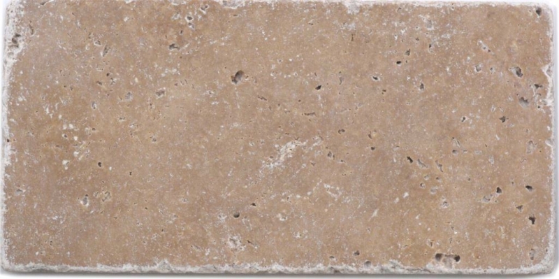 Pierre naturelle Carreaux de mosaïque Travertin noix mat mur sol cuisine salle de bain douche MOSF-45-M440