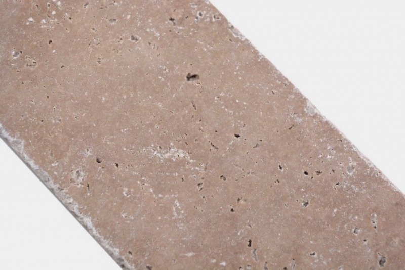 Natural stone mosaic tiles travertine walnut matt wall floor kitchen bathroom shower MOSF-45-M440