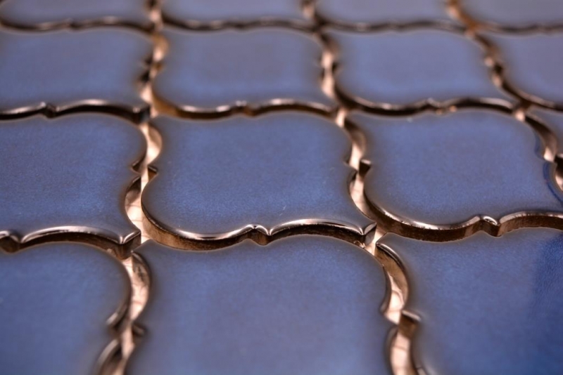 Keramikmosaik Mosaikfliesen kobaltblau glänzend Wand Boden Küche Bad Dusche MOS13-P451_f