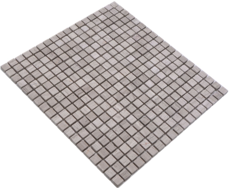 Hand sample natural stone mosaic marble gray matt wall floor kitchen bathroom shower MOS38-15-2012_m