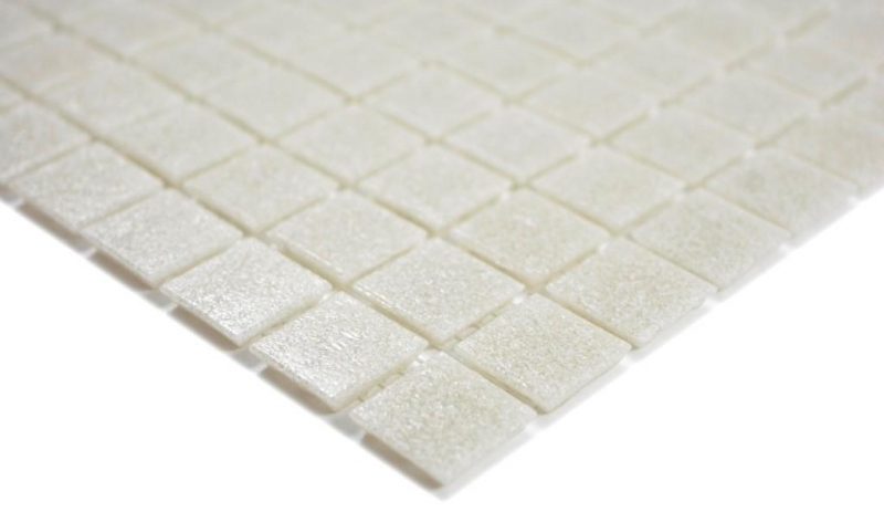 Glass mosaic mosaic tile Light gray Cream Spots shower BATH WALL kitchen wall - MOS200-A05-N