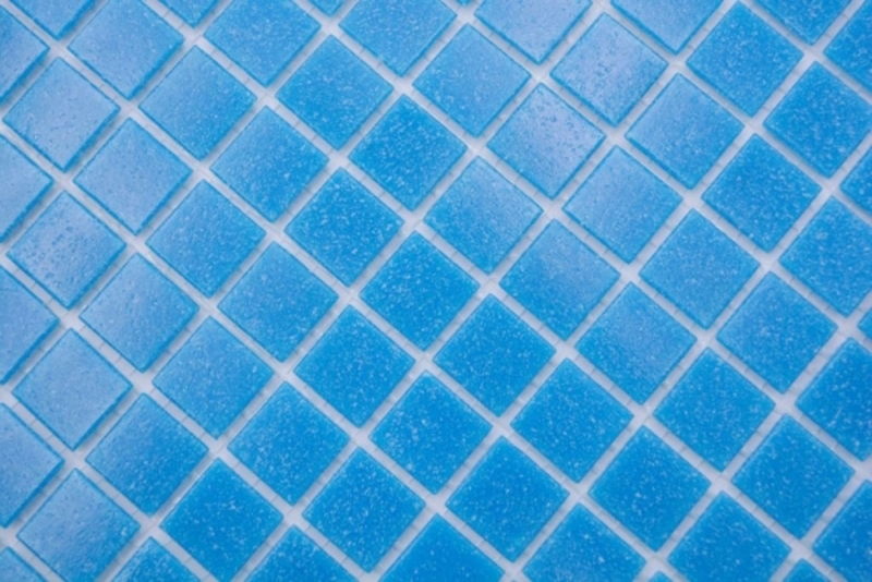 Glass mosaic mosaic tile blue spots shower BATH WALL kitchen wall - MOS200-A14-N