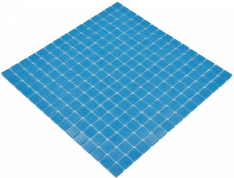 Piastrella di vetro a mosaico a macchie blu doccia BAGNO PARETE cucina - MOS200-A14-N