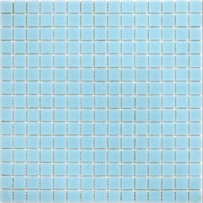 Mosaïque de verre Carreau de mosaïque bleu clair Spots de douche BAD WAND mur de cuisine - MOS200-A11-N
