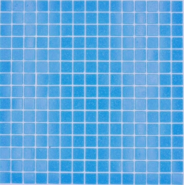 Mosaïque de verre Bleu clair Mosaïque de piscine - MOS200-A14-P