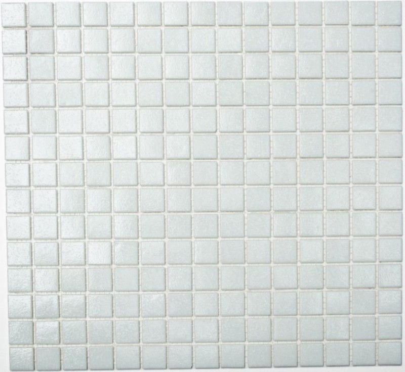 Piastrella di vetro a mosaico super white spots doccia BAGNO PARETE cucina - MOS50-0101