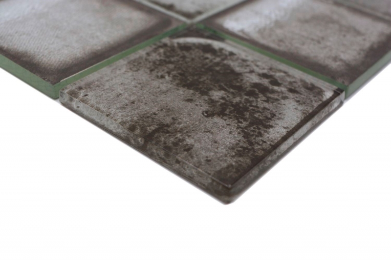 Piastrella di mosaico di vetro Retro Vinatage stile cemento grigio urbano MOS88-S04