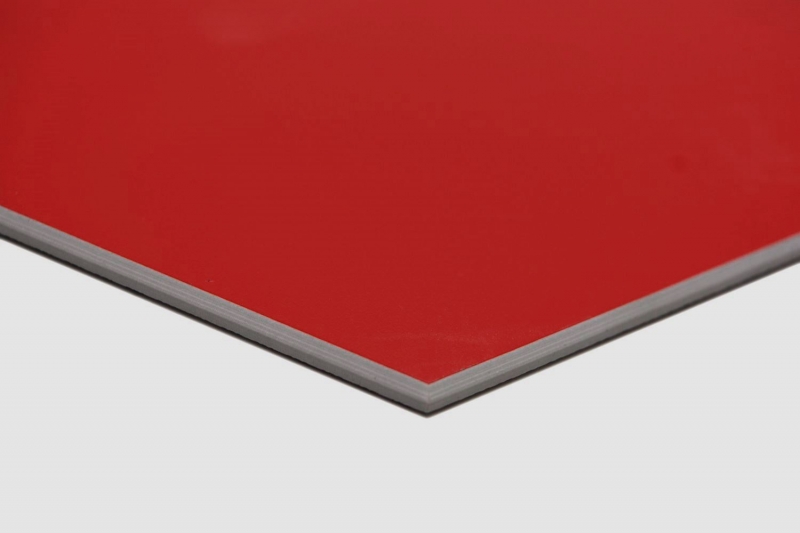 Carreau de mosaïque hexagonal autocollant en vinyle rouge MOS200-S09