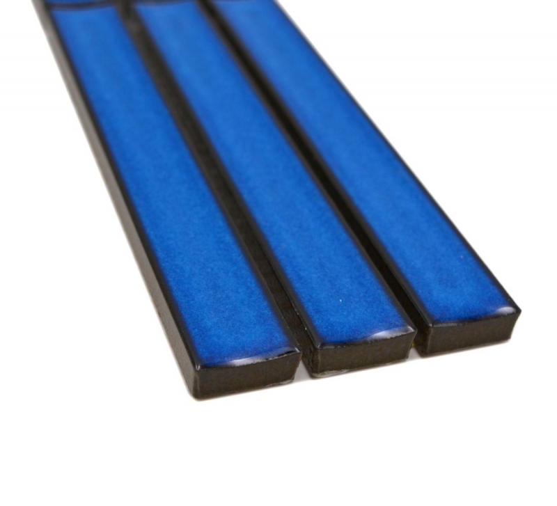 Bordo a mosaico bacchette blu specchiato lucido MOS24BOR-CS46