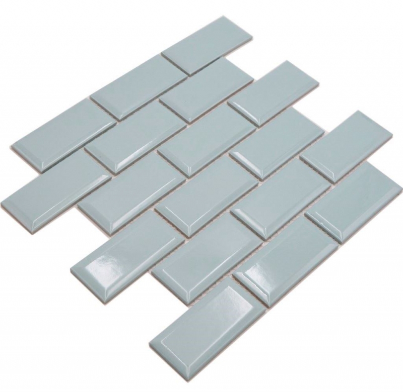 Ceramic mosaic mint green glossy metro look mosaic tile kitchen wall tile backsplash bathroom shower wall MOS24-06M_f