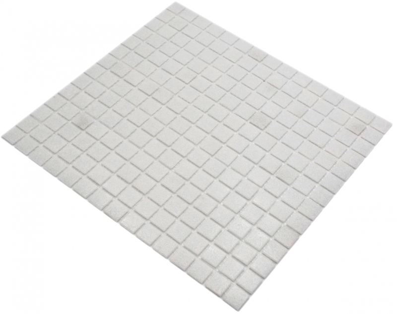 Glass mosaic mosaic tile white glossy pool look mosaic tile kitchen wall tile mirror bathroom shower wall MOS200-A02_f