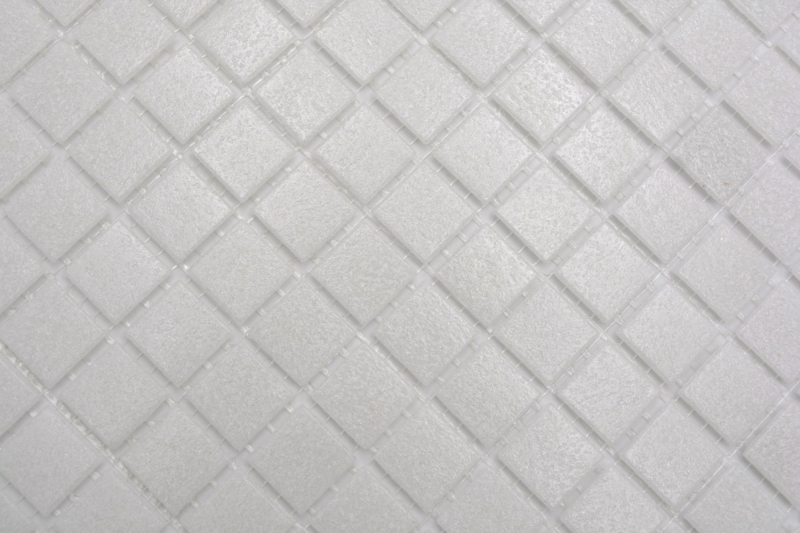 Mosaïque de verre Carreau de mosaïque blanc ancien brillant aspect piscine Carreau de mosaïque mur de cuisine Miroir de salle de bain Mur de douche MOS200-A03_f