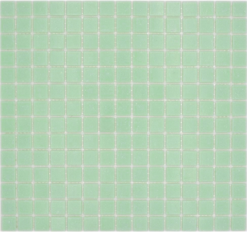 Mosaïque de verre Carreau de mosaïque vert pastel brillant aspect piscine Carreau de mosaïque mur de cuisine Miroir de salle de bain Mur de douche MOS200-A21_f