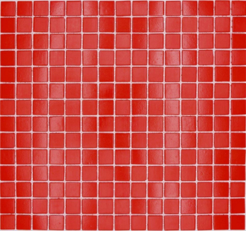Mosaïque de verre Carreau de mosaïque rouge brillant aspect piscine Carreau de mosaïque mur de cuisine Miroir de salle de bain Mur de douche MOS200-A96_f