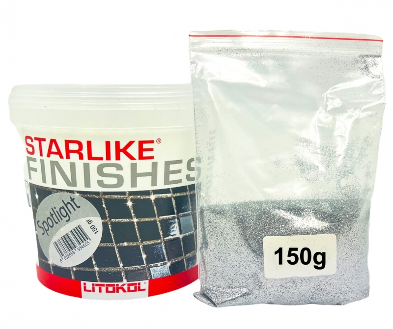 Starlike Evo Spotlight Fillgood Glitter Silver Grout Additive 150 g