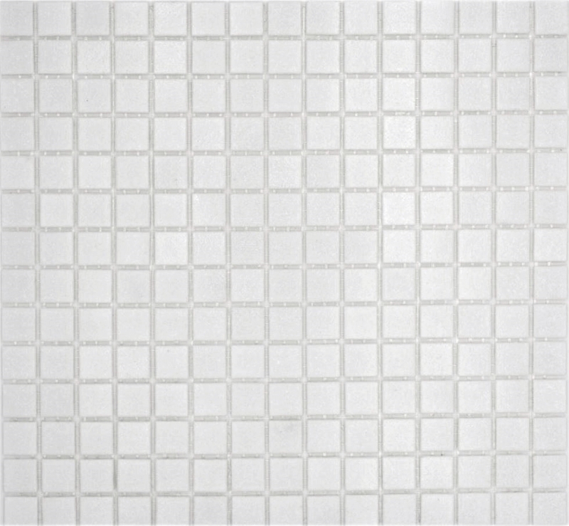 Hand sample glass mosaic mosaic tile white II MOS200-A02_m
