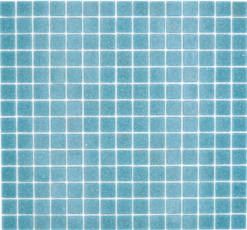 Échantillon manuel Mosaïque de verre Mosaïque de piscine Mosaïque de natation Bleu pastel Gris MOS200-A52_m