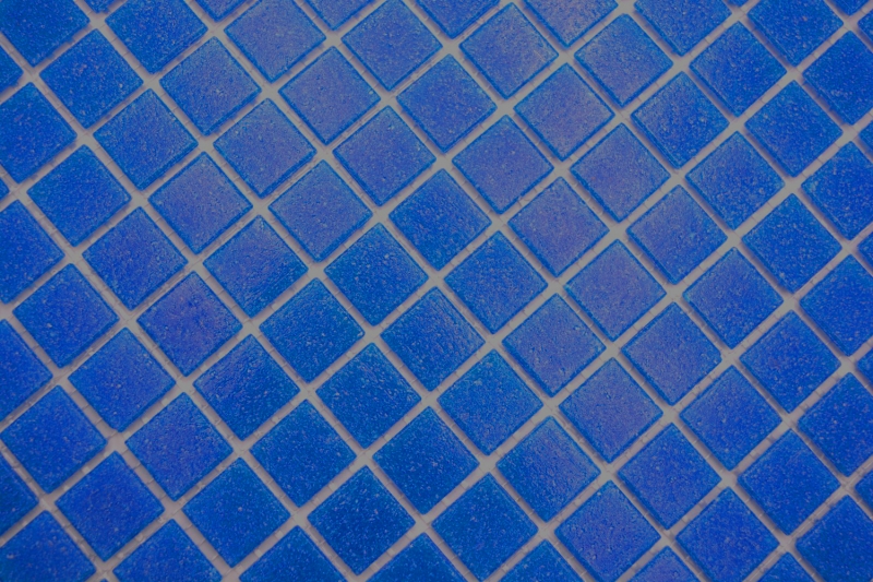 Mosaico in vetro dipinto a mano Mosaico per piscina Mosaico galleggiante Blu scuro MOS200-A16_m