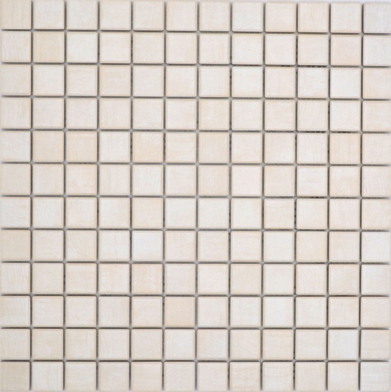 Ceramic mosaic tiles Jasba maple matt wood look kitchen wall bathroom tile shower wall / 10 mosaic mats