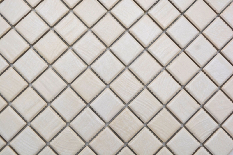Piastrelle di ceramica a mosaico Jasba acero opaco effetto legno parete cucina piastrelle bagno parete doccia / 10 tappetini a mosaico