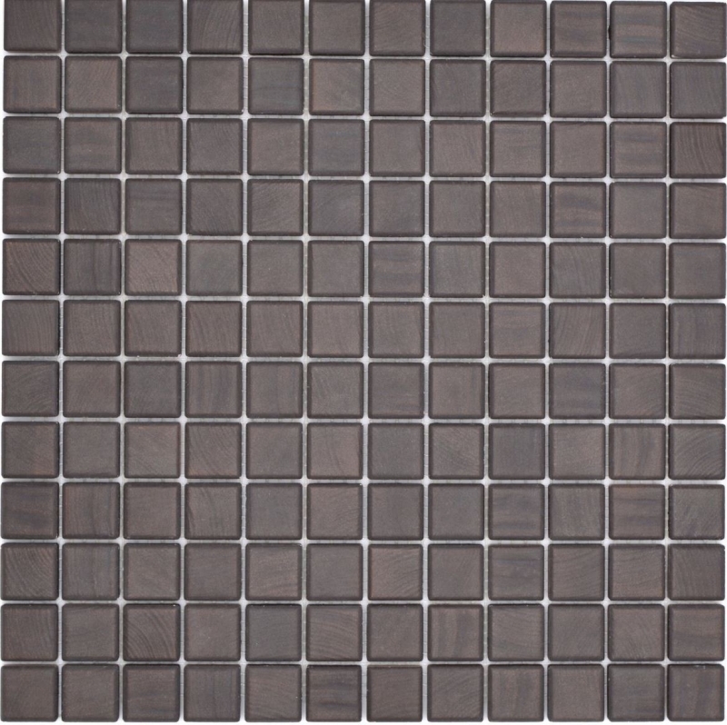 Ceramic mosaic tiles Jasba wenge matt wood-effect kitchen wall bathroom tile shower wall / 10 mosaic mats