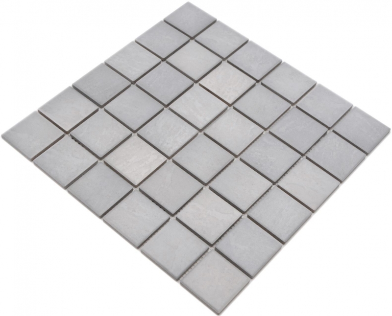 Jasba Village mosaic ceramic stoneware rock gray matt stone effect kitchen bathroom shower MOSJB547 1 mat