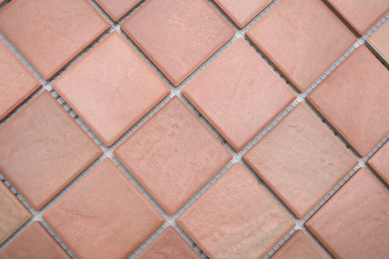 Ceramic mosaic tiles Jasba cotto matt stone look kitchen wall bathroom tile shower wall / 10 mosaic mats