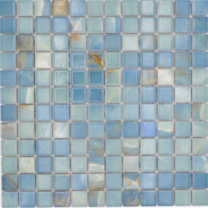 Jasba Agrob Buchtal Fresh Marble & More mosaico in ceramica gres cielo lucido effetto marmo cucina bagno doccia MOSJBMM19 1 tappetino