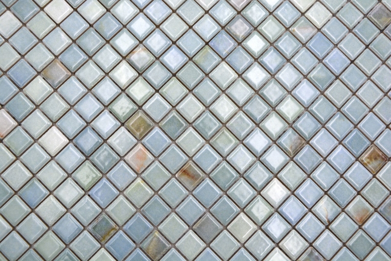 Jasba Agrob Buchtal Fresh Marble & More mosaic ceramic stoneware cielo glossy marble look kitchen bathroom shower MOSJBMM25 1 mat