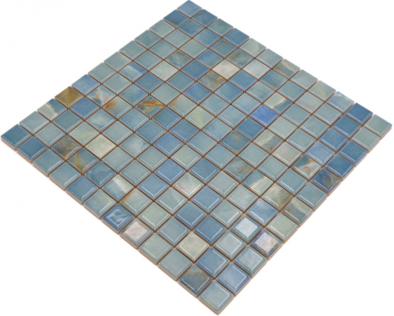 Keramik Mosaik Fliesen Jasba cielo glänzend Mamoroptik Küchenwand Badezimmerfliese Duschwand / 10 Mosaikmatten