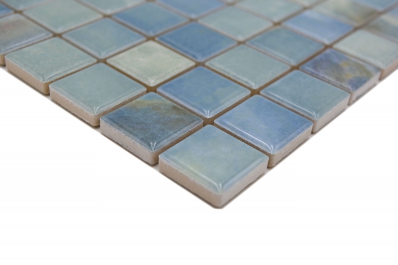 Ceramic mosaic tiles Jasba cielo glossy marble look kitchen wall bathroom tile shower wall / 10 mosaic mats