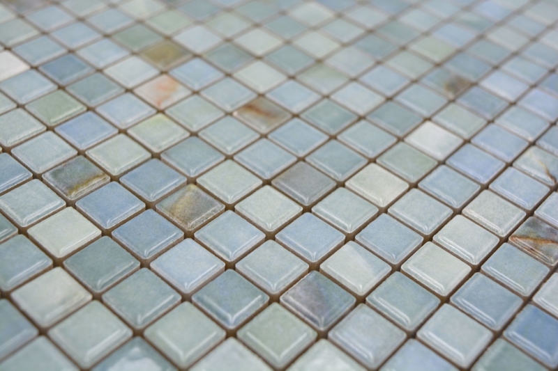 Piastrelle di ceramica a mosaico Jasba cielo lucido effetto marmo parete cucina piastrelle bagno parete doccia / 10 tappetini a mosaico