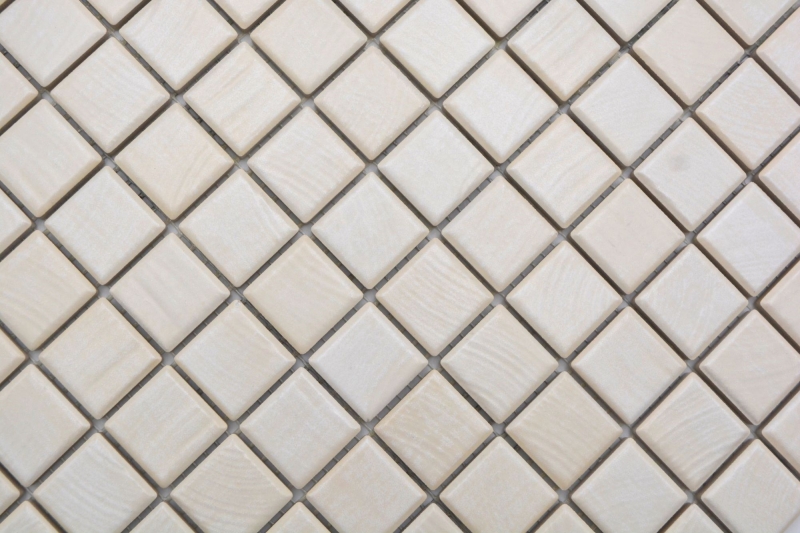 Campione a mano Jasba Senja Mosaico puro in ceramica acero opaco effetto legno cucina bagno doccia MOSJB21_m