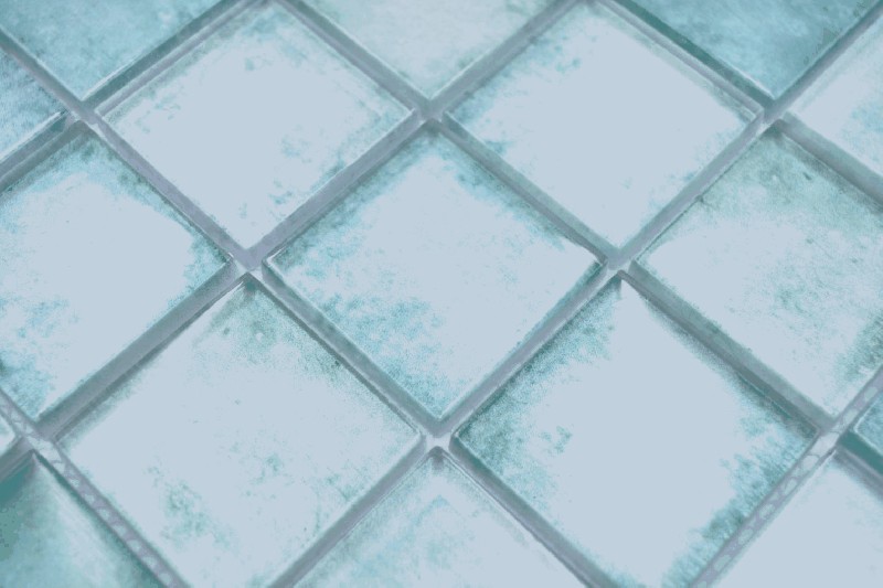 Hand pattern square glass mosaic Crystal mix green wall tile backsplash kitchen shower bathroom MOS88-0050_m