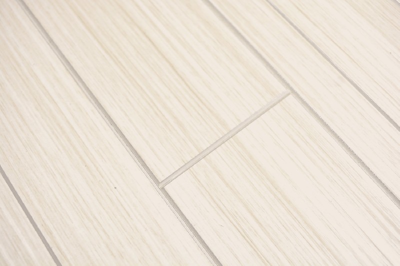 Hand sample composite aluminum wood look Wood White Level wall tile mirror MOS200-53WWL_m