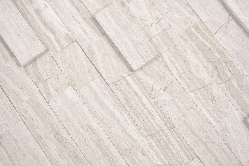 Campione a mano pietra naturale composita Legno grigio parete piastrelle backsplash MOS200-M02_m