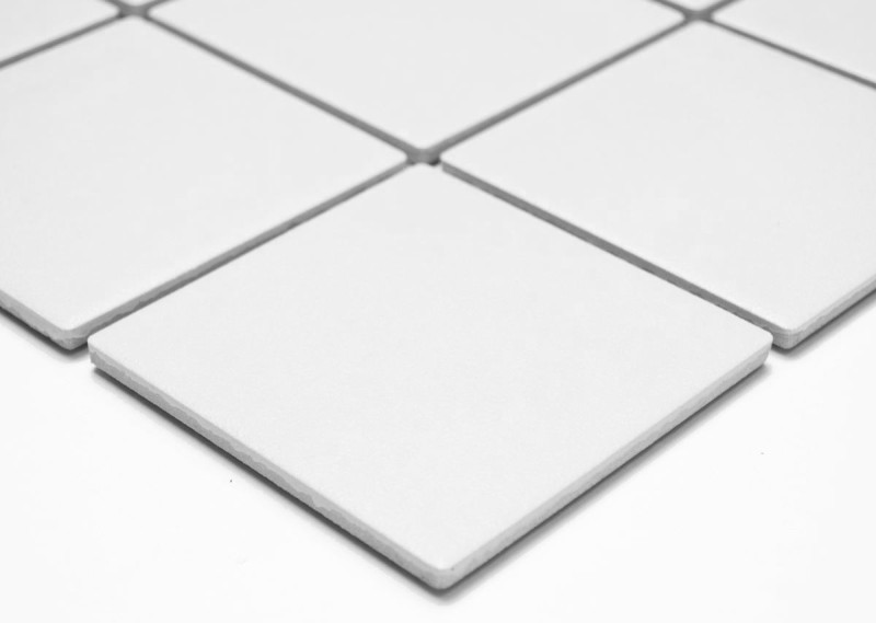 Hand sample mosaic tile ceramic white MOS22-0102-R10_m