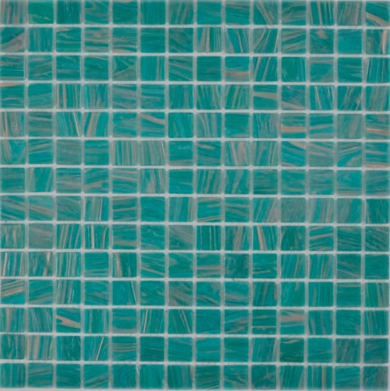 Mosaïque Mosaïque de verre turquoise cuivre Carrelage mural Carrelage de salle de bain Dos de douche Miroir de carrelage MOS230-GA67_f | 10 Tapis de mosaïque