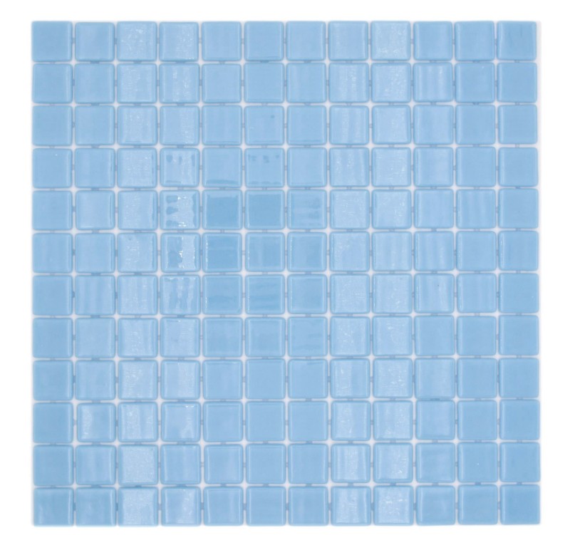 Mosaikfliese Poolmosaik Schwimmbadmosaik hellblau Dusche Wand SPAIN MOS220-25102U