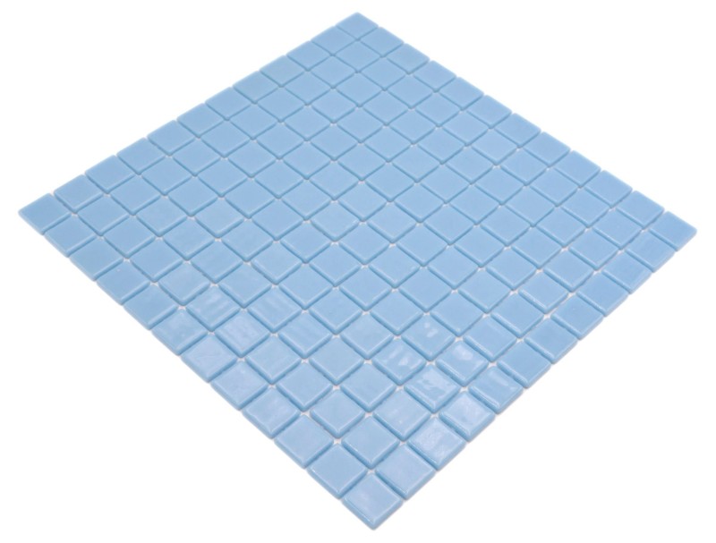 Mosaikfliese Poolmosaik Schwimmbadmosaik hellblau Dusche Wand SPAIN MOS220-25102U