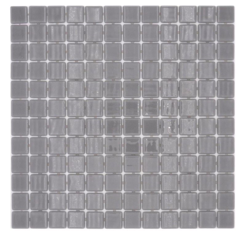 Mosaikfliese Poolmosaik Schwimmbadmosaik Grau Betongrau Dusche Wand SPAIN MOS220-25108U