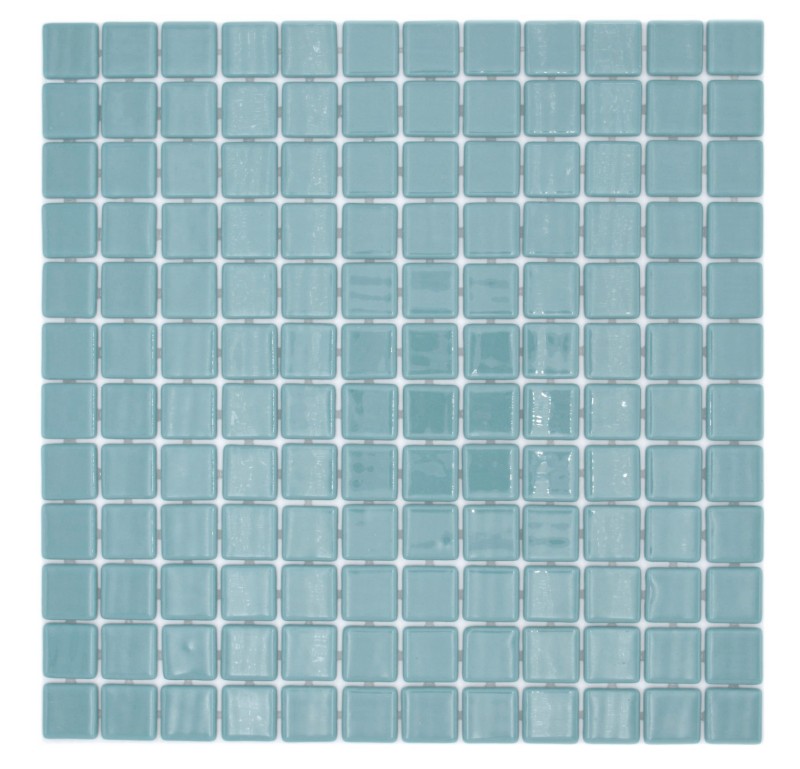 Mosaikfliese Poolmosaik Schwimmbadmosaik Türkis Pastell grün Dusche Wand SPAIN MOS220-25832U