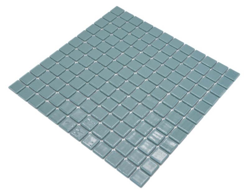 Mosaikfliese Poolmosaik Schwimmbadmosaik Türkis Pastell grün Dusche Wand SPAIN MOS220-25832U