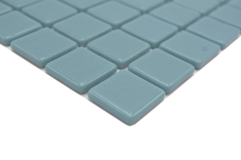 Mosaikfliese Poolmosaik Schwimmbadmosaik Türkis Pastell grün Dusche Wand SPAIN MOS220-25832U