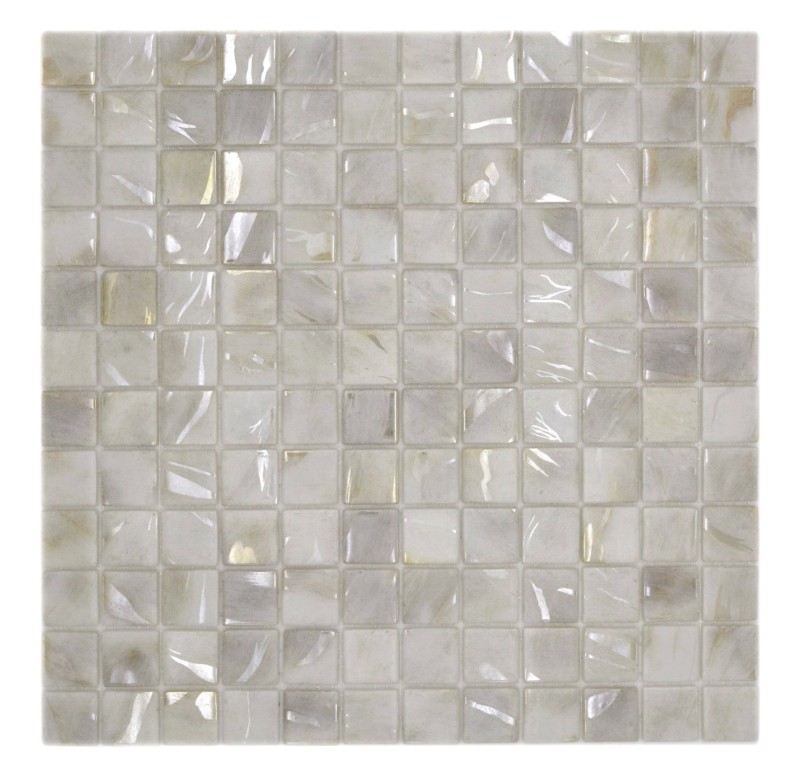 Mosaikfliese Poolmosaik Schwimmbadmosaik Beige Cream Elefenbein Dusche Wand SPAIN MOS220-71250U