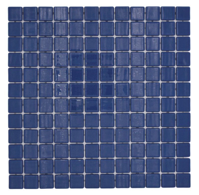 Mosaikfliese Poolmosaik Schwimmbadmosaik Blau Saphirblau Dusche Wand SPAIN MOS220-25916U