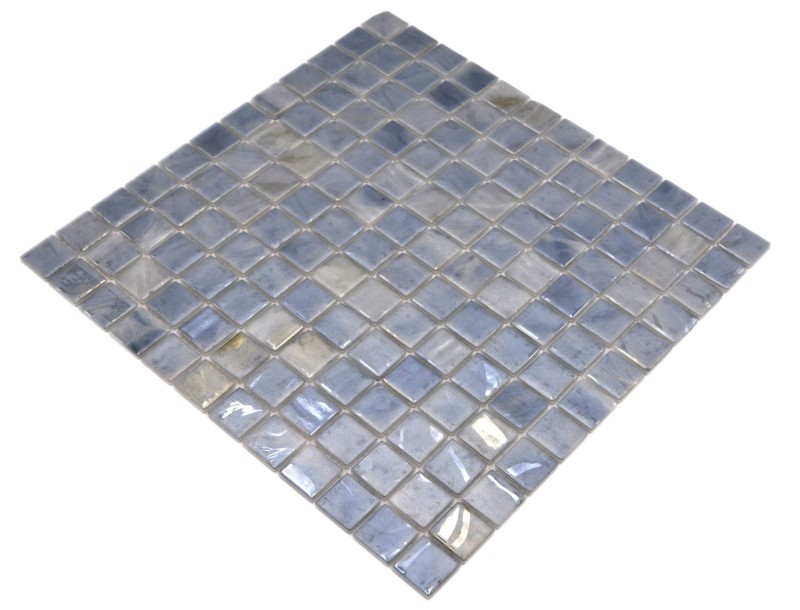 Mosaikfliese Poolmosaik Schwimmbadmosaik Tauben grau blau Beigetöne Dusche Wand SPAIN - MOS220-71254U_f