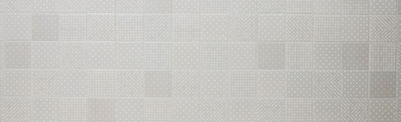 Retro vintage ART DEKO mosaic tile wall ceramic gray wall cladding kitchen tile bathroom tile WC - MOS22B-1402