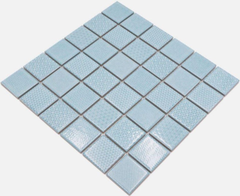 Piastrella di ceramica a mosaico azzurro ghiaccio BAGNO piastrelle piscina backsplash cucina MOS16-0402