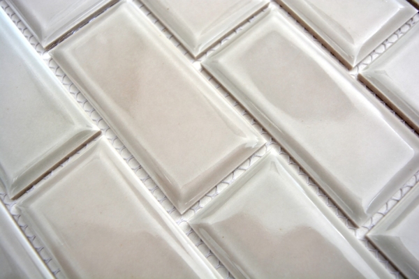 Metro Subway mosaic tiles ceramic stone gray tile backsplash kitchen MOS26M-0202_f | 10 mosaic mats